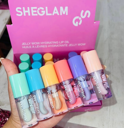 Kit SheGloss Wow - 24 UNIDADES | Brilho, Hidratação e Cores Incríveis!