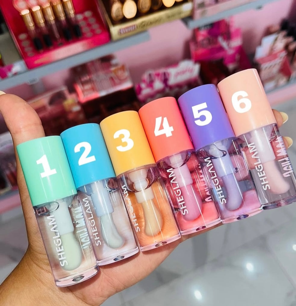 Kit SheGloss Wow - 24 UNIDADES | Brilho, Hidratação e Cores Incríveis!