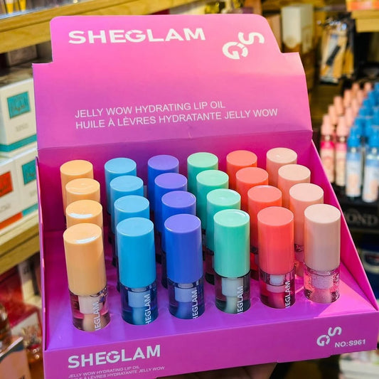 Kit SheGloss Wow - 24 UNIDADES | Brilho, Hidratação e Cores Incríveis!